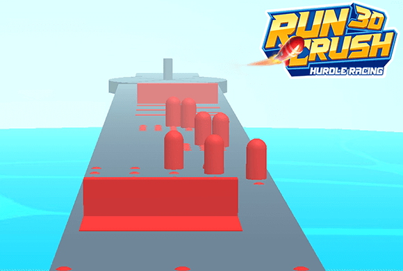 Run Crush 3D - hurdle racing